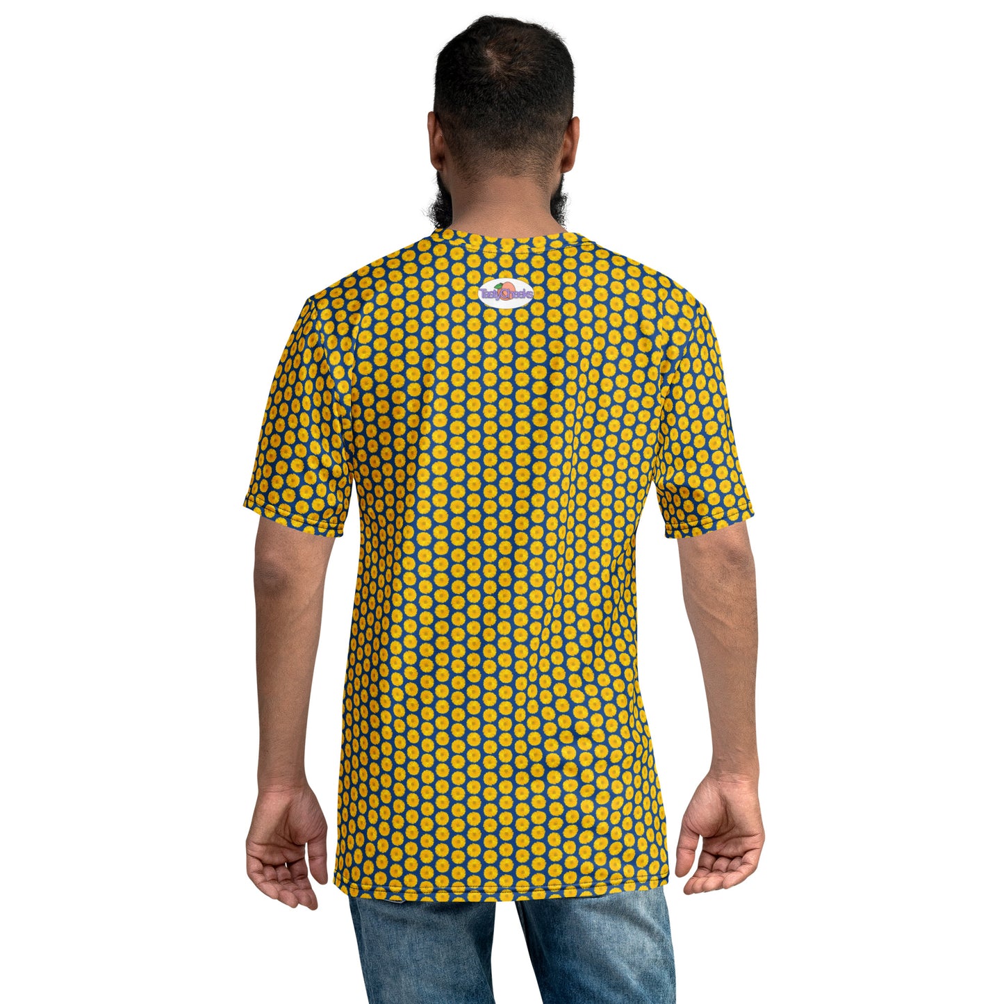 Yellow Gerbera Daisy Crew Neck T-Shirt by Tasty Cheeks