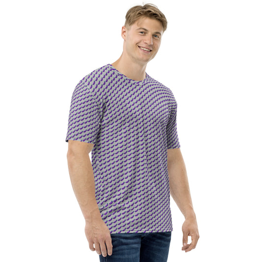 Eggplant Crew Neck t-shirt by Tasty Cheeks (Men's)