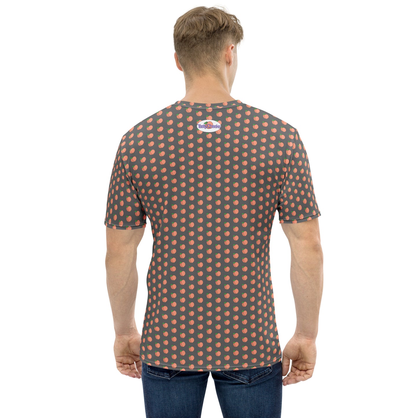 Peachy Crew Neck t-shirt by Tasty Cheeks (Men's)