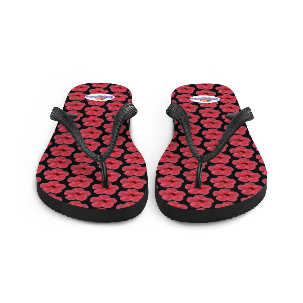 Hibiscus Flip Flops by Tasty Cheeks