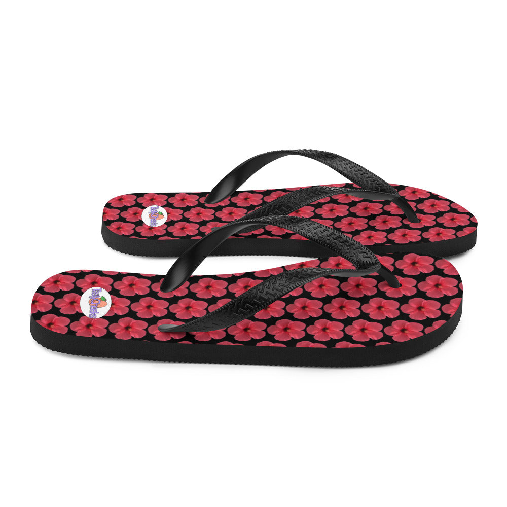 Hibiscus Flip Flops by Tasty Cheeks