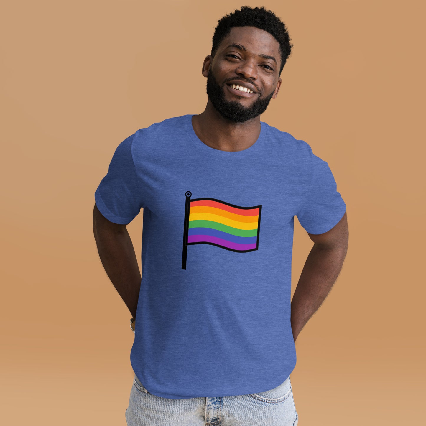 Pride Flag T-shirt by Tasty Cheeks