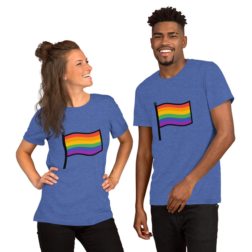 Pride Flag T-shirt by Tasty Cheeks