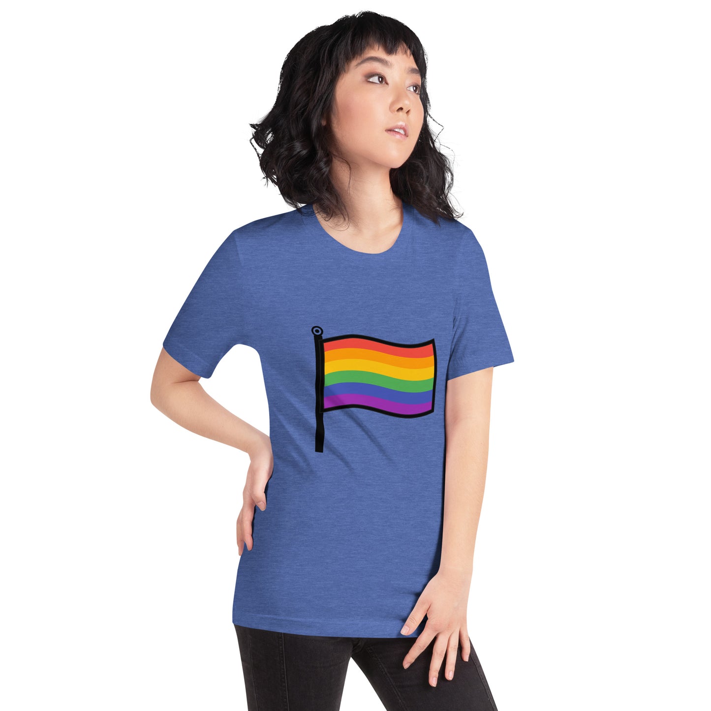 Pride Flag T-shirt by Tasty Cheeks