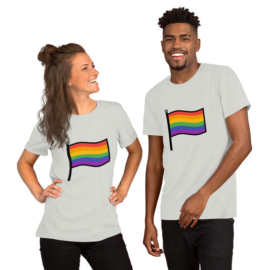 Pride Flag T-shirt by Tasty Cheeks