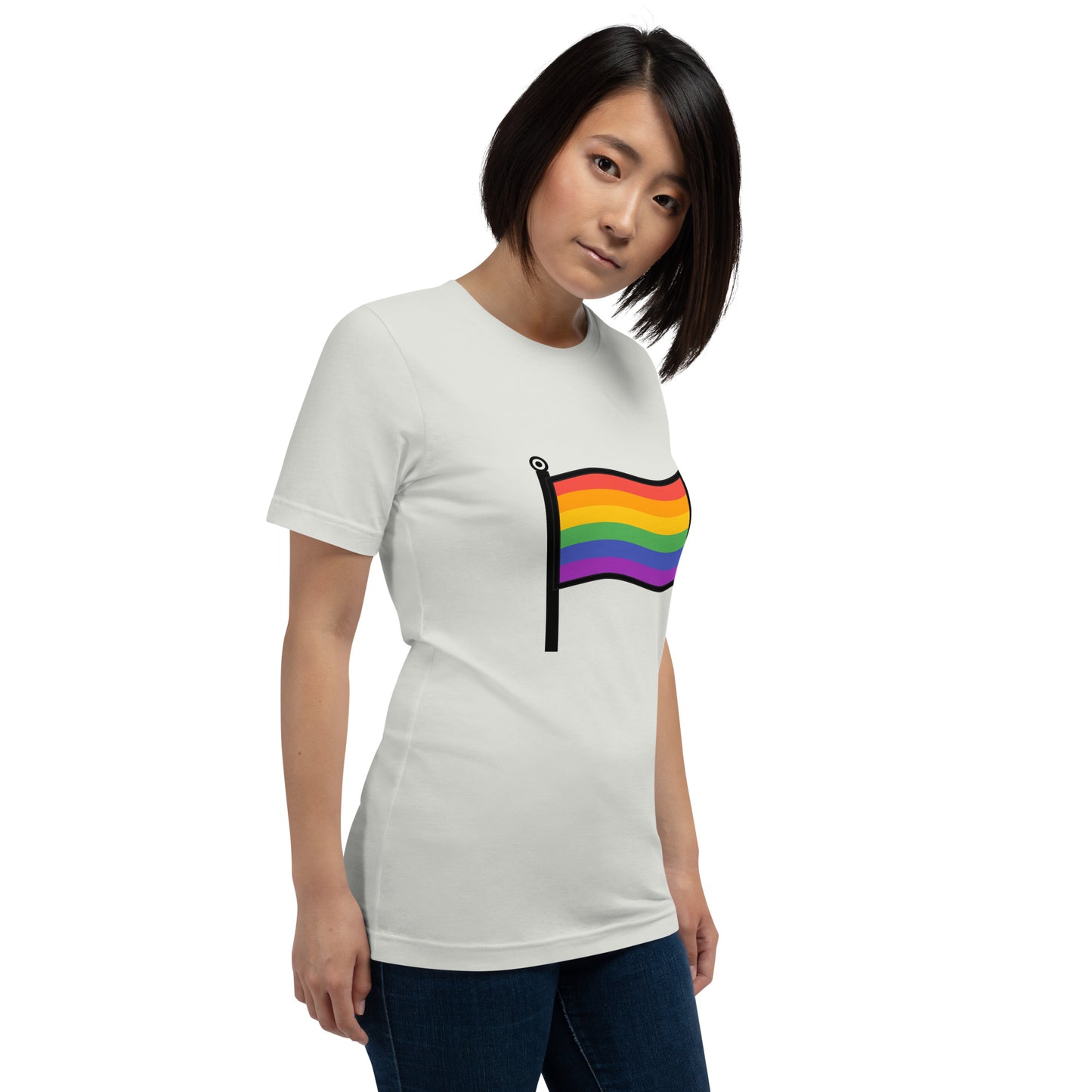 Pride Flag T-shirt by Tasty Cheeks