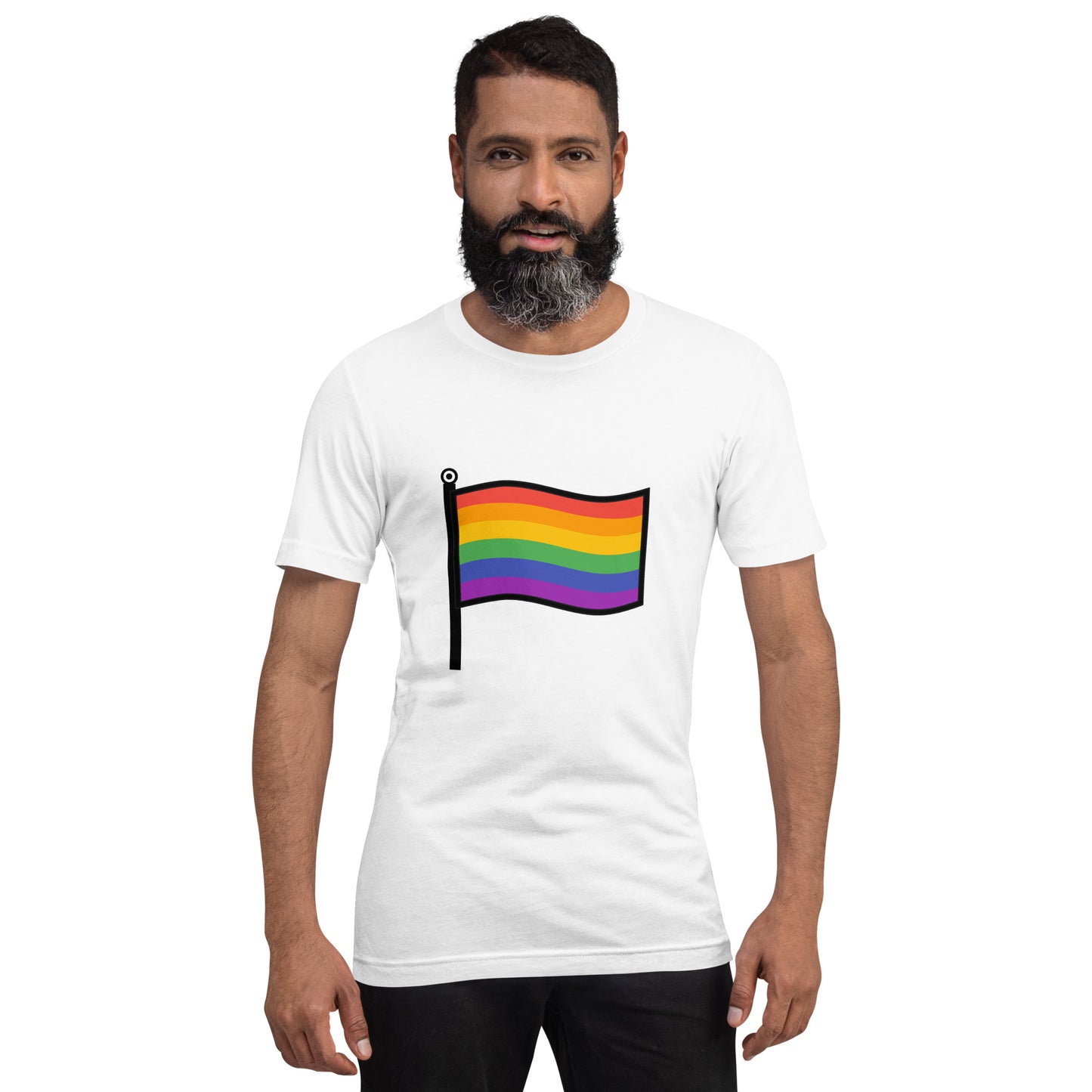 Pride Flag T-shirt by Tasty Cheeks